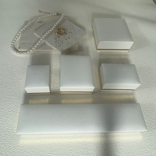 white leather jewelry box